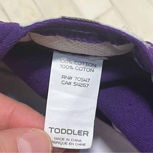 NFL Vikings Floral Mural Toddler Girls Baseball Cap - Picture 3 of 7